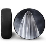 Scary Ghost 3D Print Leather Spare Tire Cover