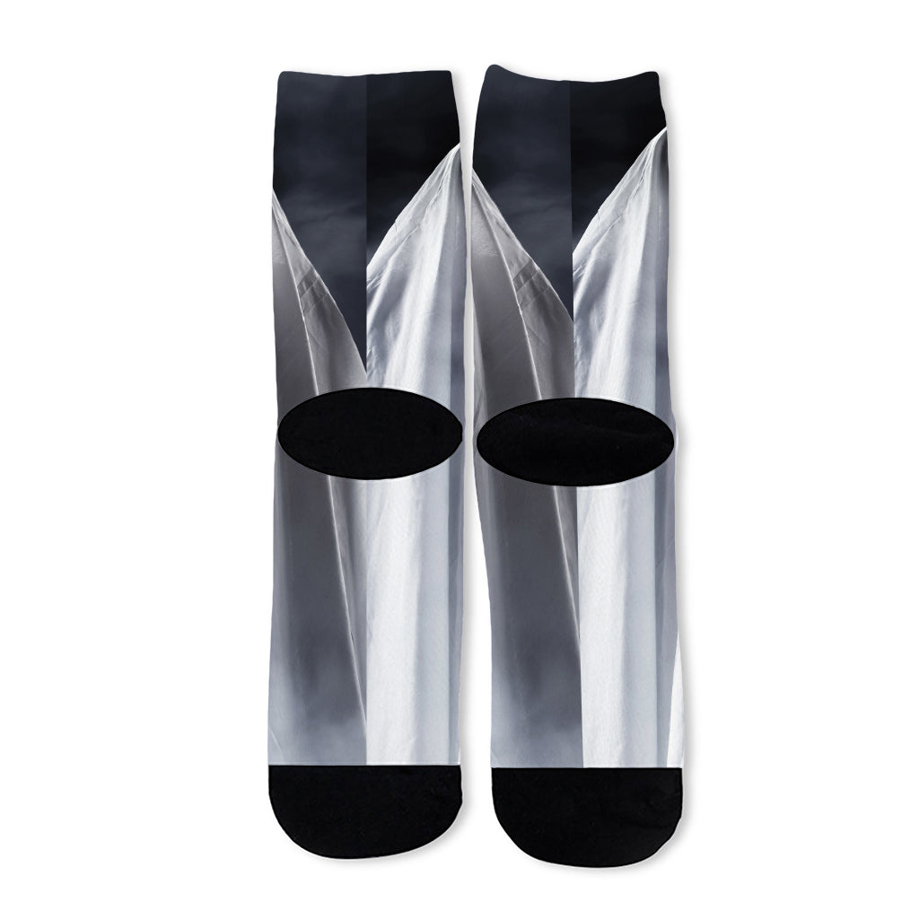 Scary Ghost 3D Print Long Socks