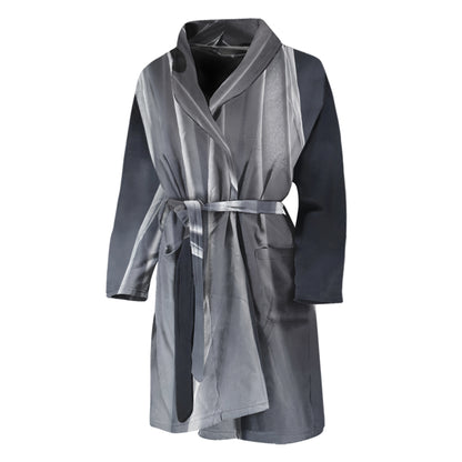 Scary Ghost 3D Print Men's Bathrobe