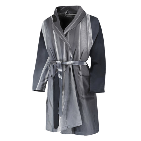 Scary Ghost 3D Print Men's Bathrobe