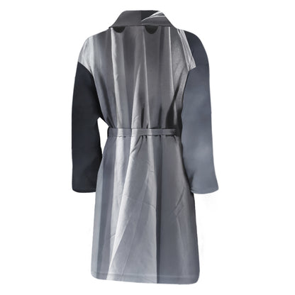 Scary Ghost 3D Print Men's Bathrobe