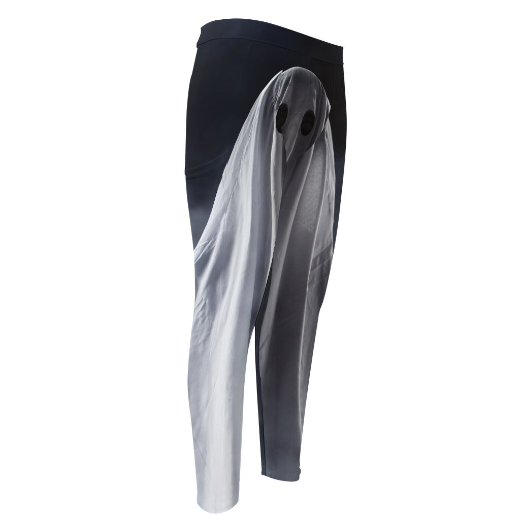 Scary Ghost 3D Print Men's Compression Pants