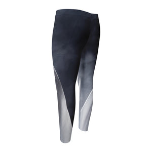 Scary Ghost 3D Print Men's Compression Pants