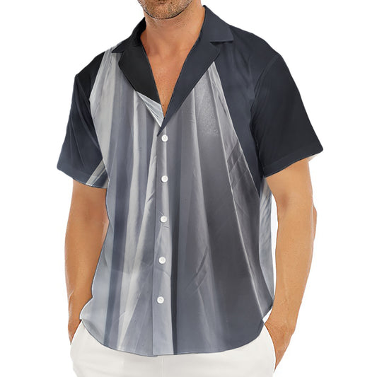 Scary Ghost 3D Print Men's Deep V-Neck Shirt