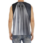 Scary Ghost 3D Print Men's Fitness Tank Top