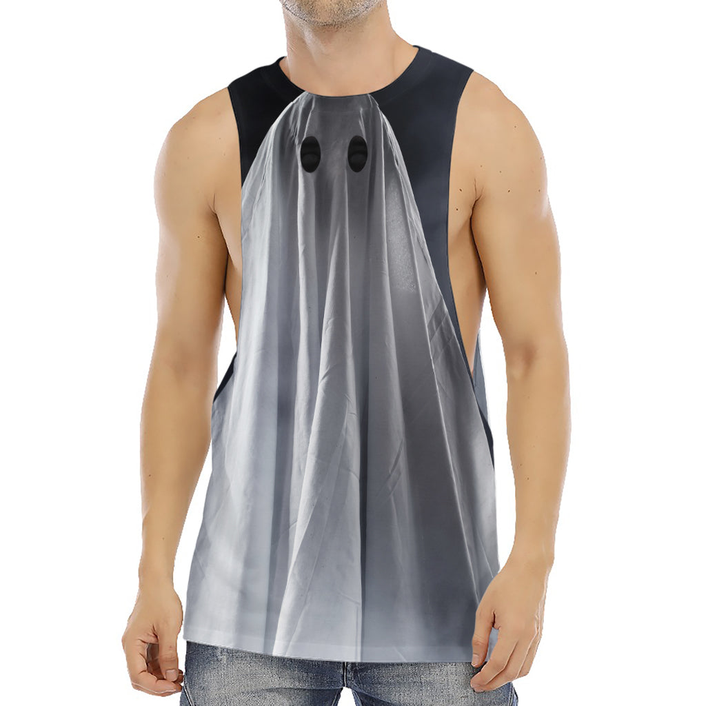 Scary Ghost 3D Print Men's Muscle Tank Top