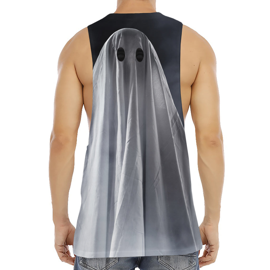 Scary Ghost 3D Print Men's Muscle Tank Top