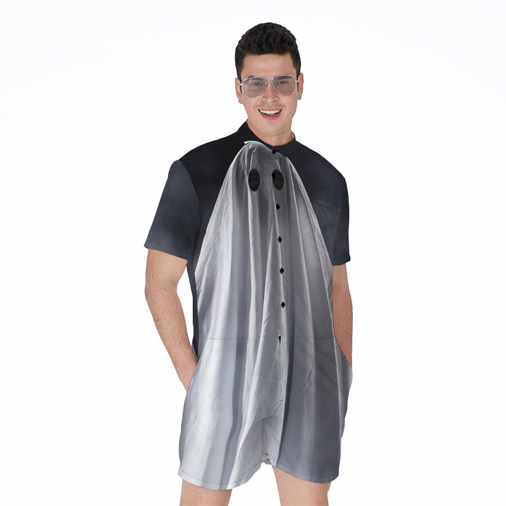 Scary Ghost 3D Print Men's Rompers