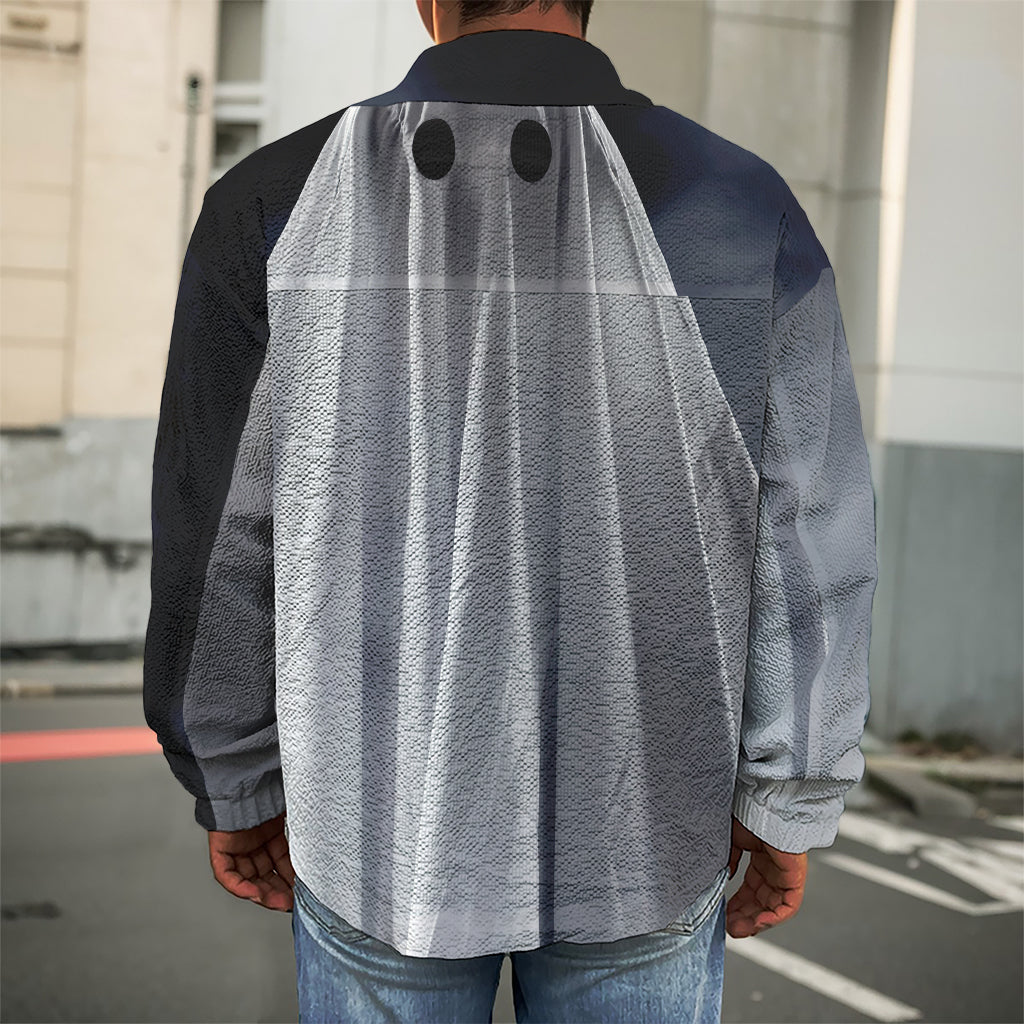 Scary Ghost 3D Print Men's Shirt Jacket