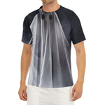 Scary Ghost 3D Print Men's Short Sleeve Rash Guard