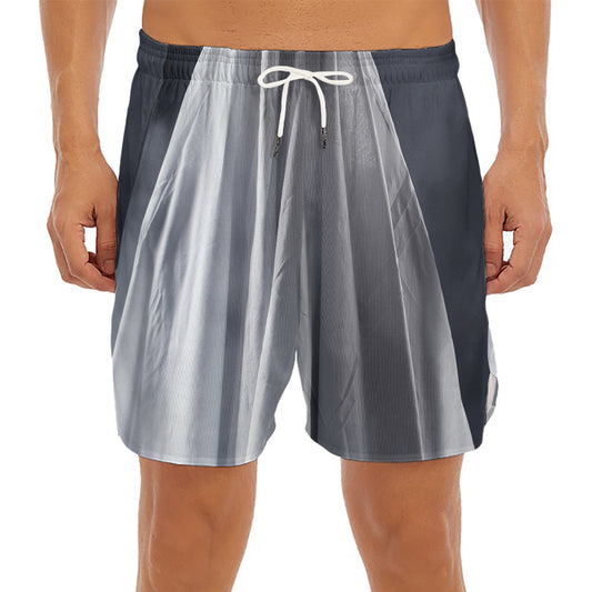 Scary Ghost 3D Print Men's Split Running Shorts