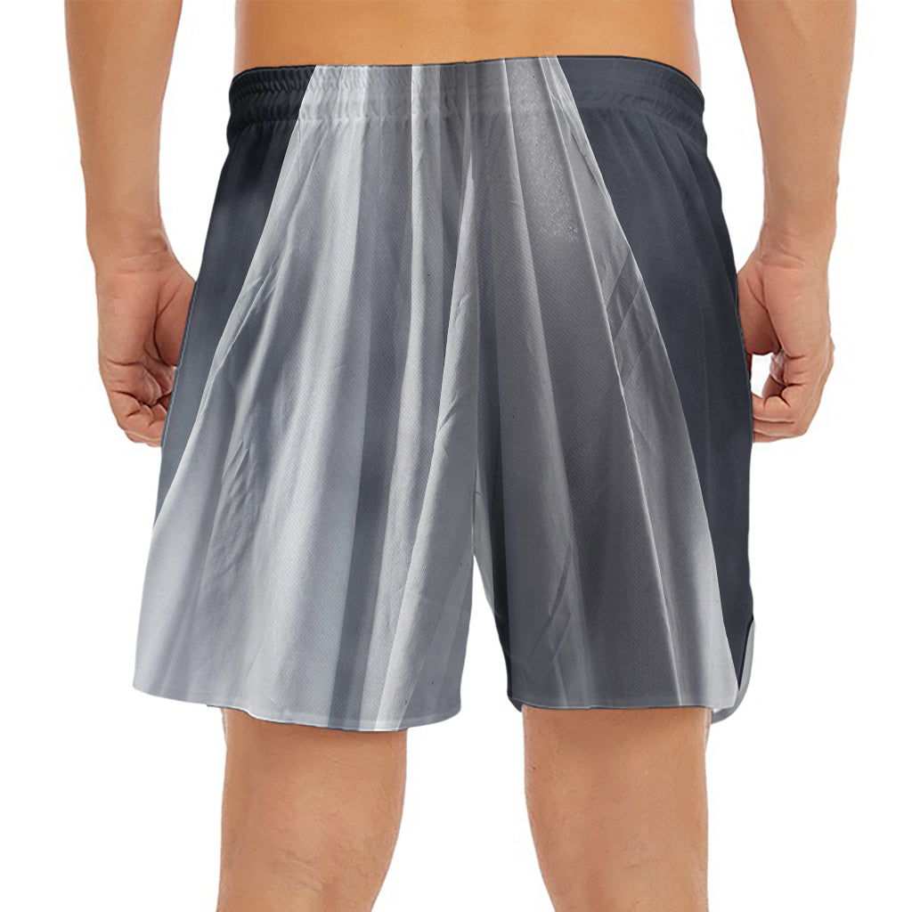 Scary Ghost 3D Print Men's Split Running Shorts