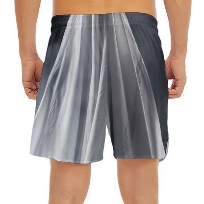 Scary Ghost 3D Print Men's Split Running Shorts