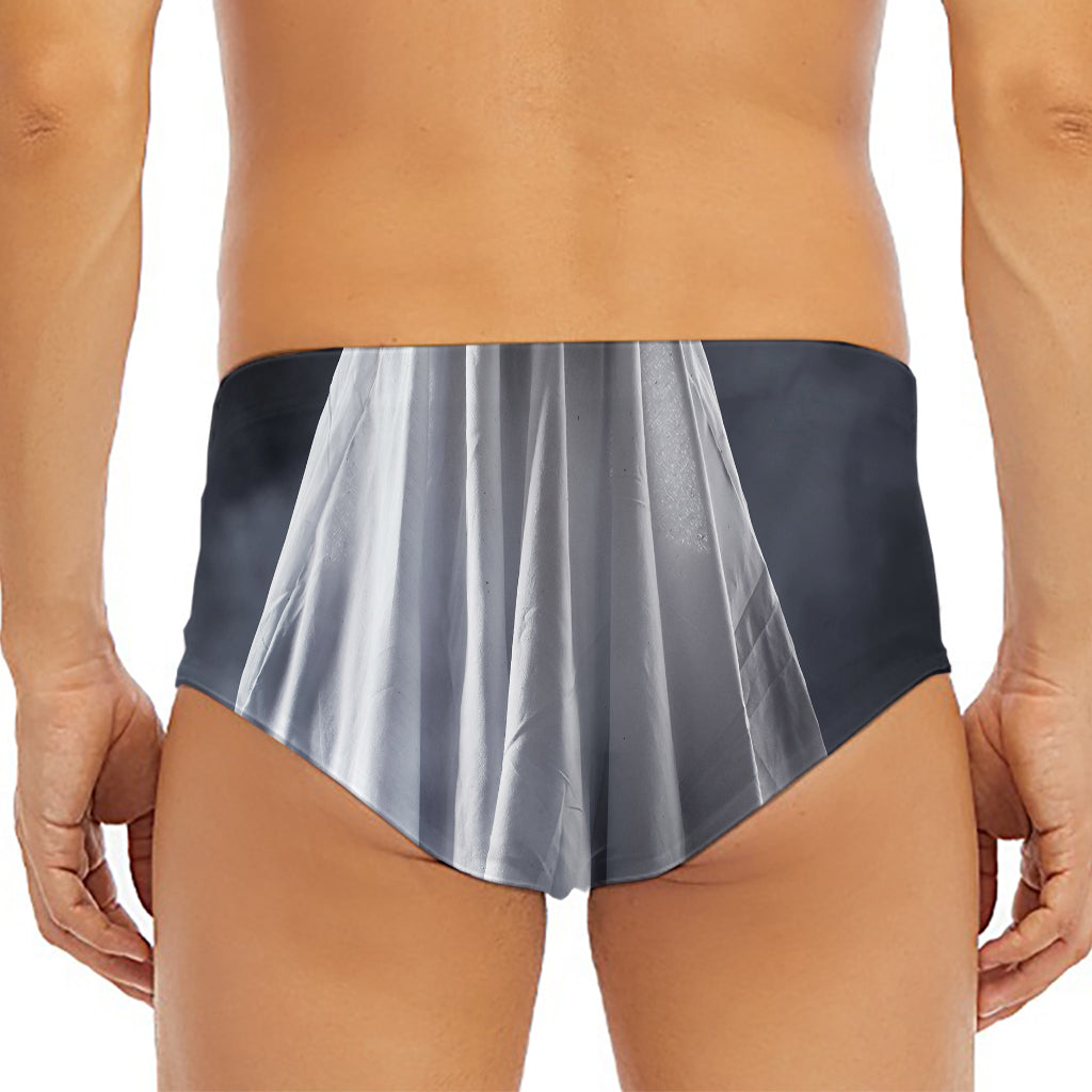 Scary Ghost 3D Print Men's Triangle Swim Briefs