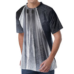Scary Ghost 3D Print Men's Velvet T-Shirt