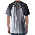 Scary Ghost 3D Print Men's Velvet T-Shirt