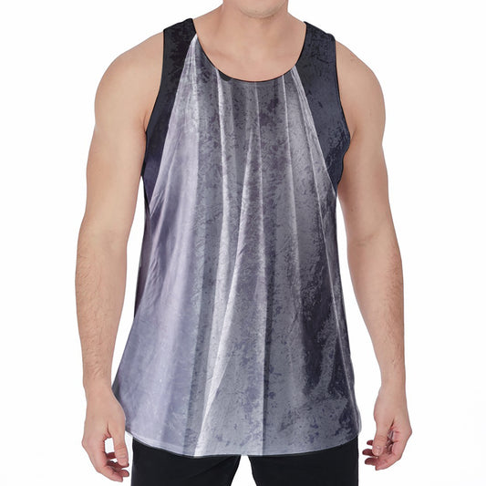 Scary Ghost 3D Print Men's Velvet Tank Top