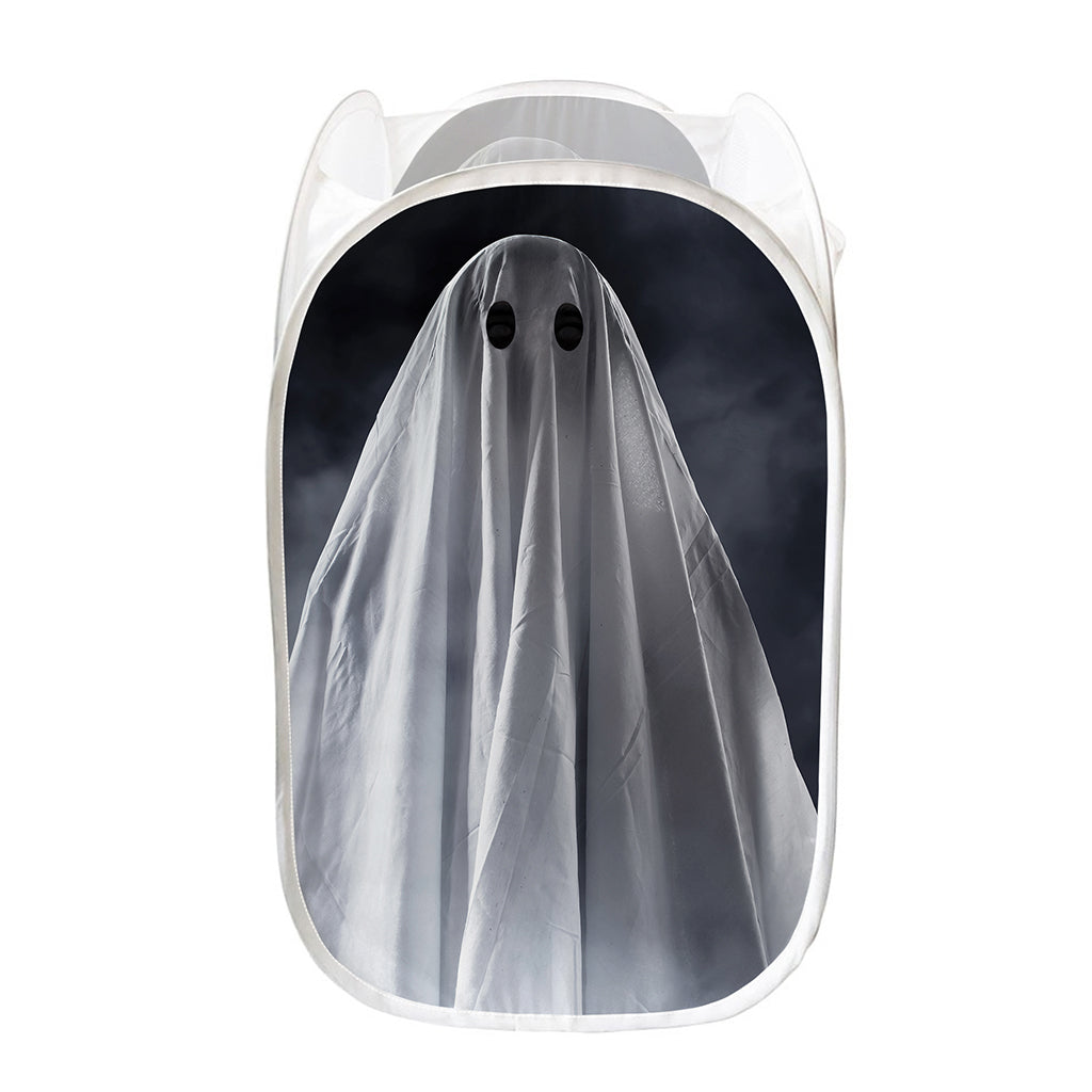 Scary Ghost 3D Print Mesh Laundry Hamper