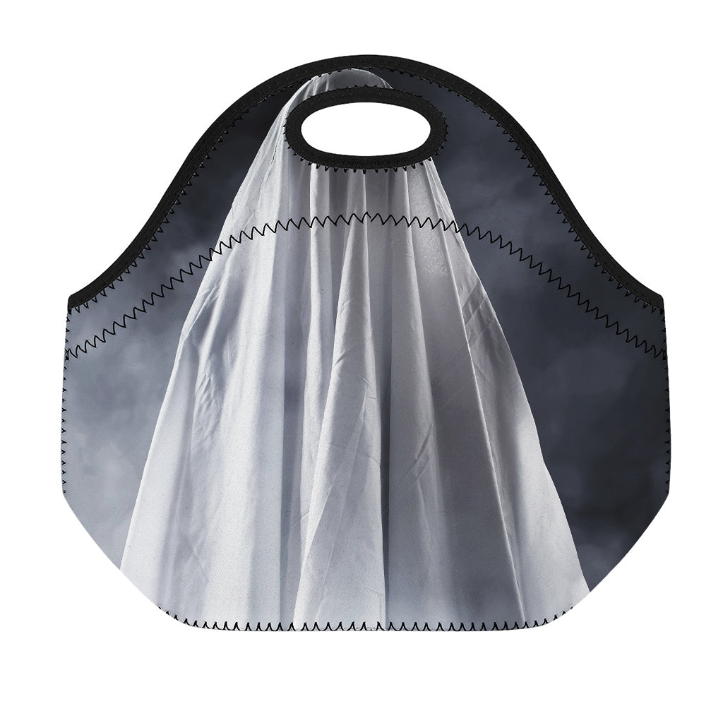 Scary Ghost 3D Print Neoprene Lunch Bag