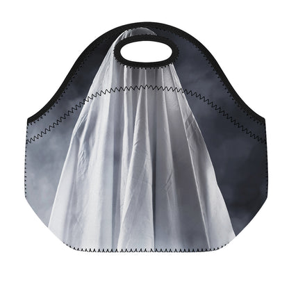 Scary Ghost 3D Print Neoprene Lunch Bag