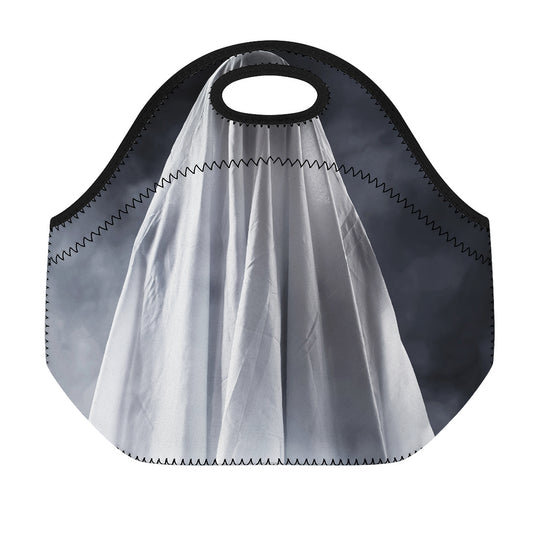 Scary Ghost 3D Print Neoprene Lunch Bag
