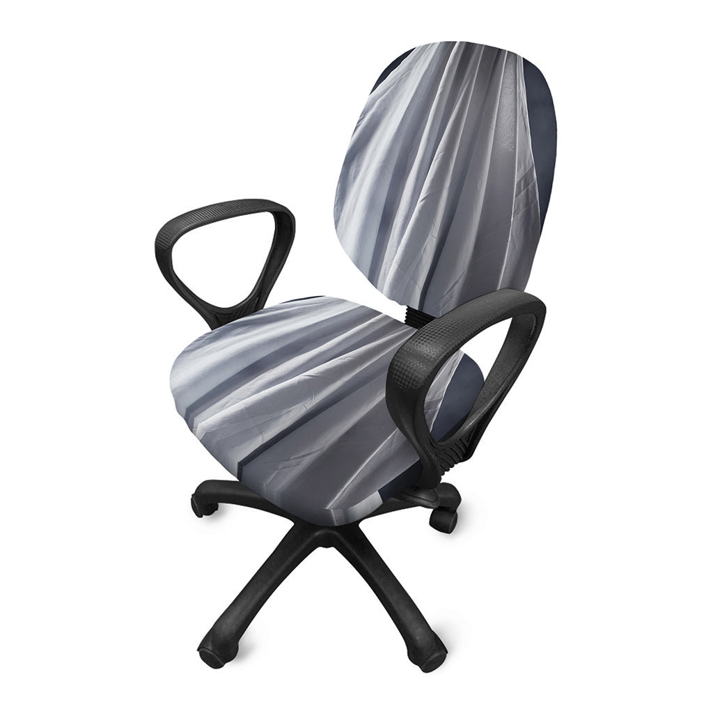 Scary Ghost 3D Print Office Chair Cover