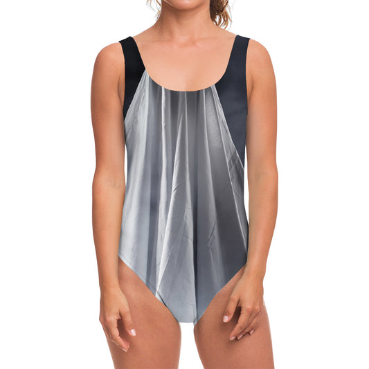Scary Ghost 3D Print One Piece Swimsuit