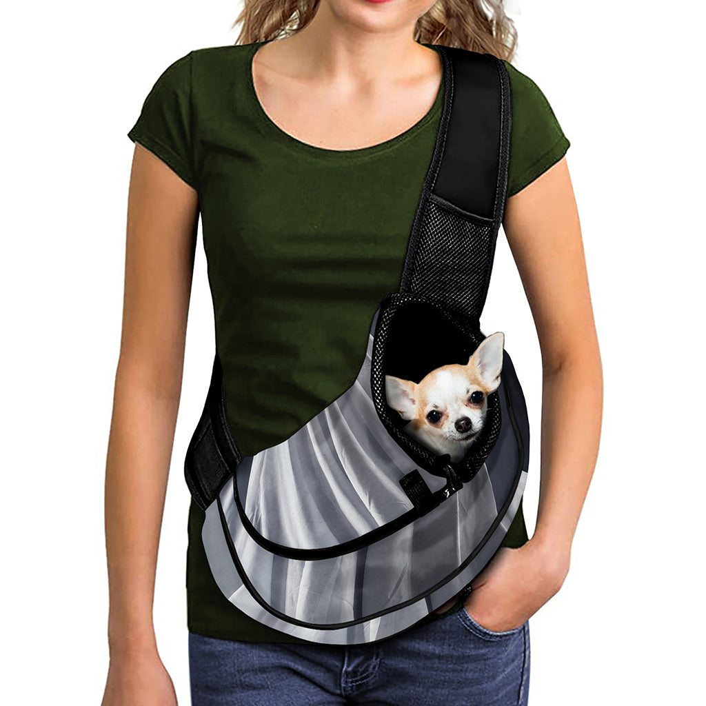Scary Ghost 3D Print Pet Sling Carrier
