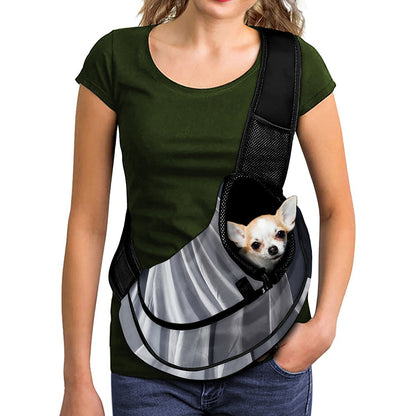 Scary Ghost 3D Print Pet Sling Carrier