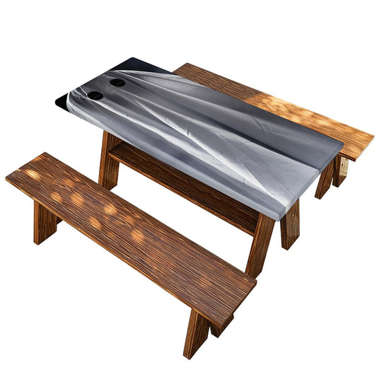 Scary Ghost 3D Print Picnic Table Cover