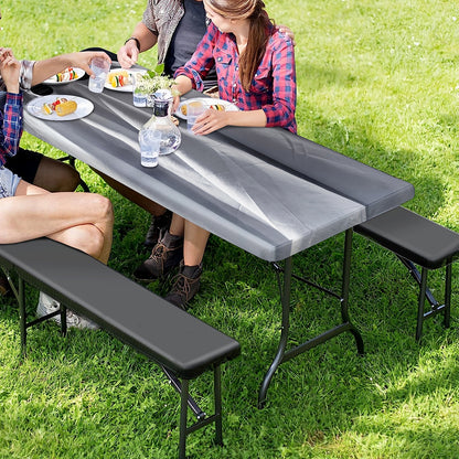 Scary Ghost 3D Print Picnic Table Cover