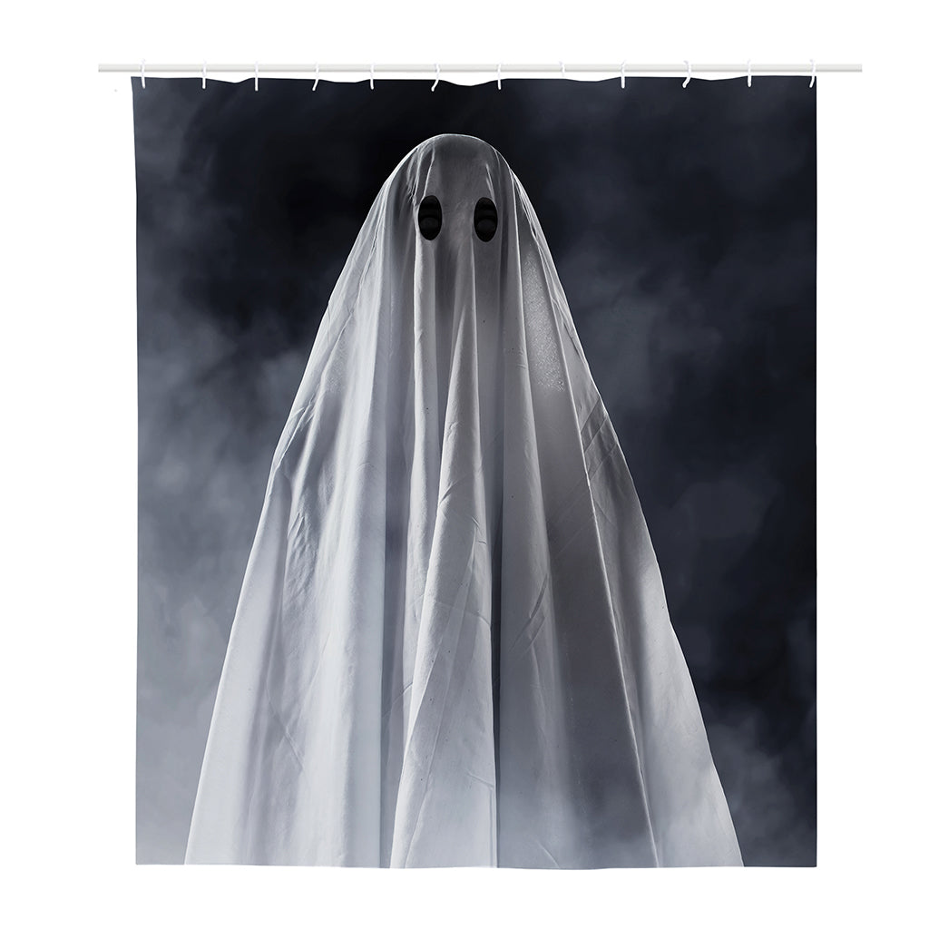 Scary Ghost 3D Print Polyester Shower Curtain