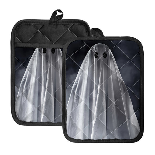 Scary Ghost 3D Print Pot Holders With Pocket