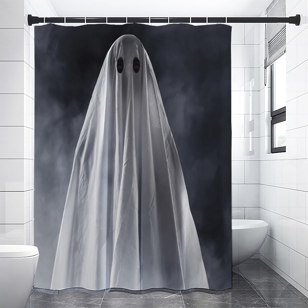 Scary Ghost 3D Print Premium Shower Curtain