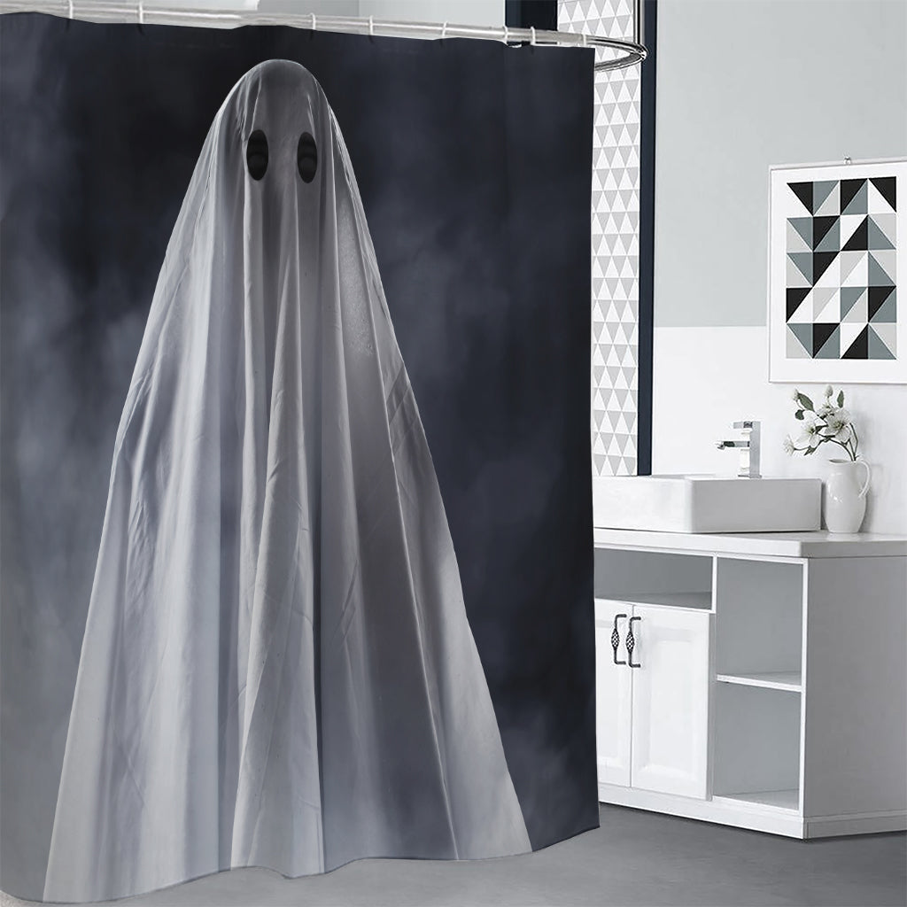 Scary Ghost 3D Print Premium Shower Curtain