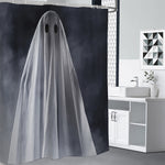 Scary Ghost 3D Print Premium Shower Curtain