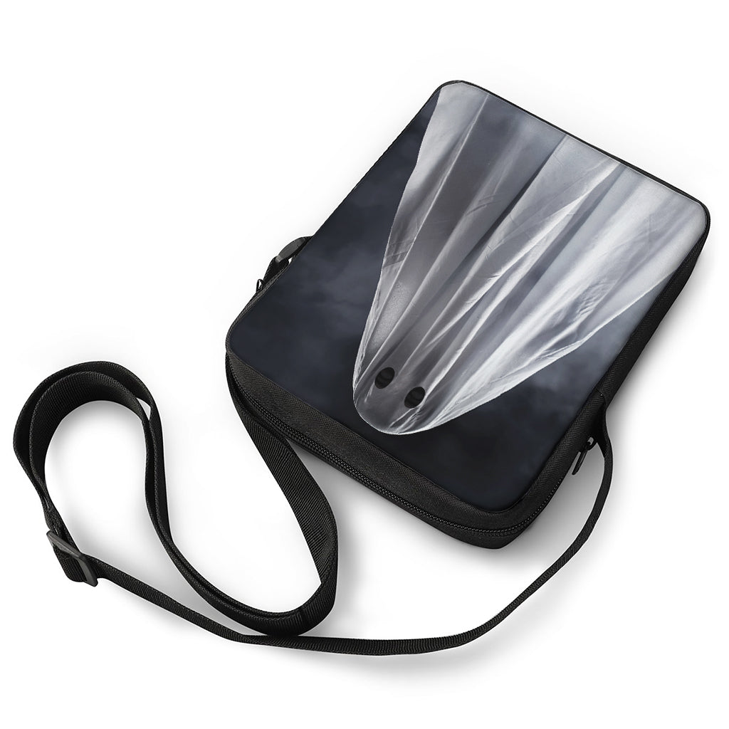 Scary Ghost 3D Print Rectangular Crossbody Bag