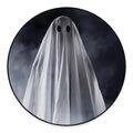 Scary Ghost 3D Print Round Floor Mat