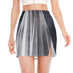 Scary Ghost 3D Print Side Slit Mini Skirt