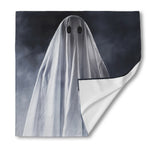Scary Ghost 3D Print Silk Bandana