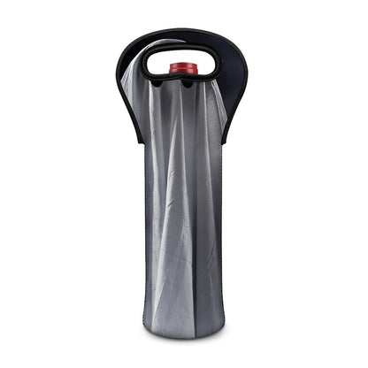 Scary Ghost 3D Print Single Neoprene Wine Tote
