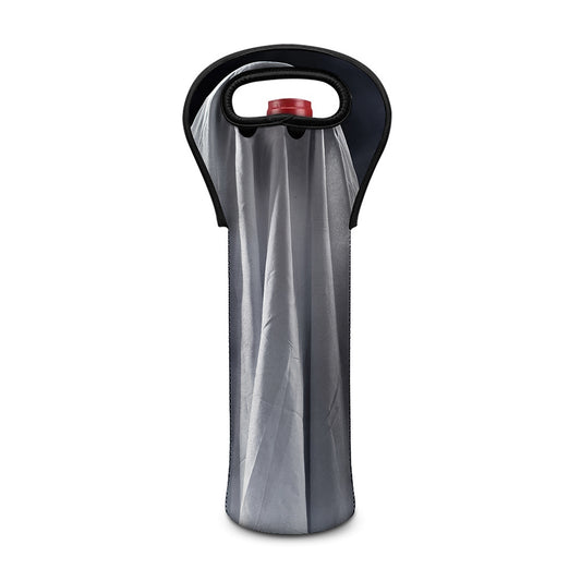 Scary Ghost 3D Print Single Neoprene Wine Tote