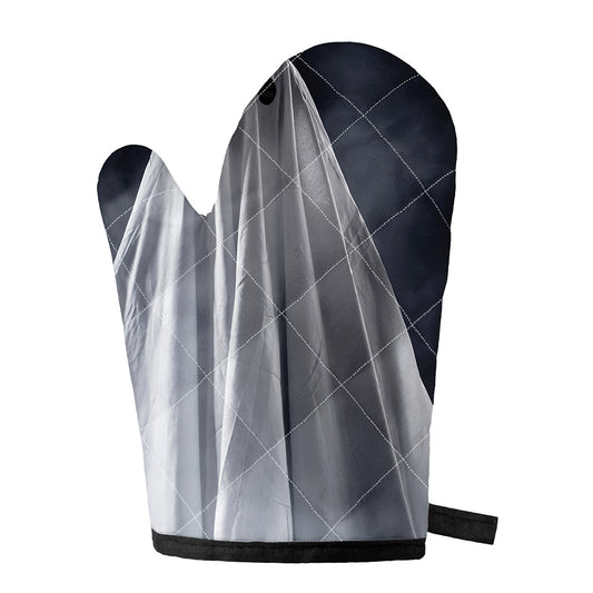 Scary Ghost 3D Print Single Oven Mitt