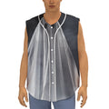 Scary Ghost 3D Print Sleeveless Baseball Jersey