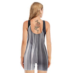 Scary Ghost 3D Print Sleeveless One Piece Swimsuit