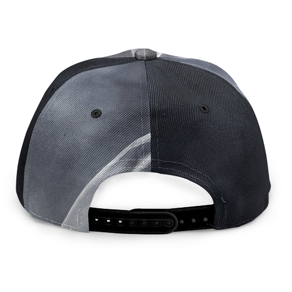 Scary Ghost 3D Print Snapback Cap