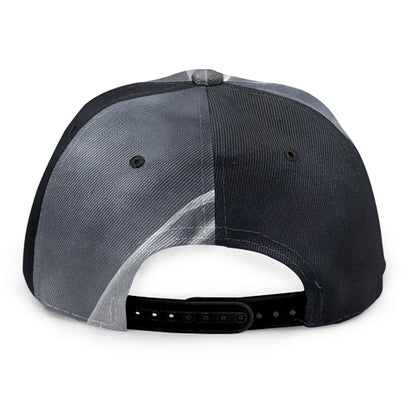 Scary Ghost 3D Print Snapback Cap