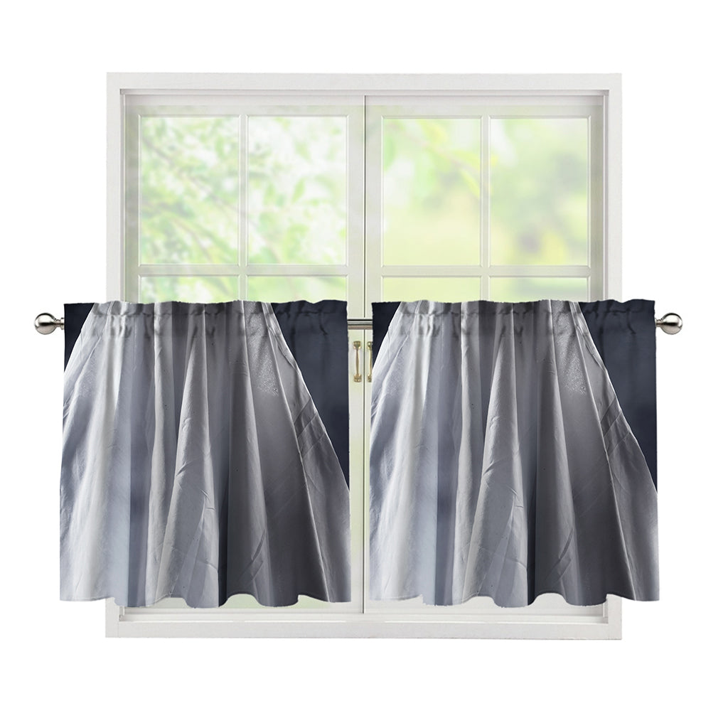 Scary Ghost 3D Print Tier Curtains