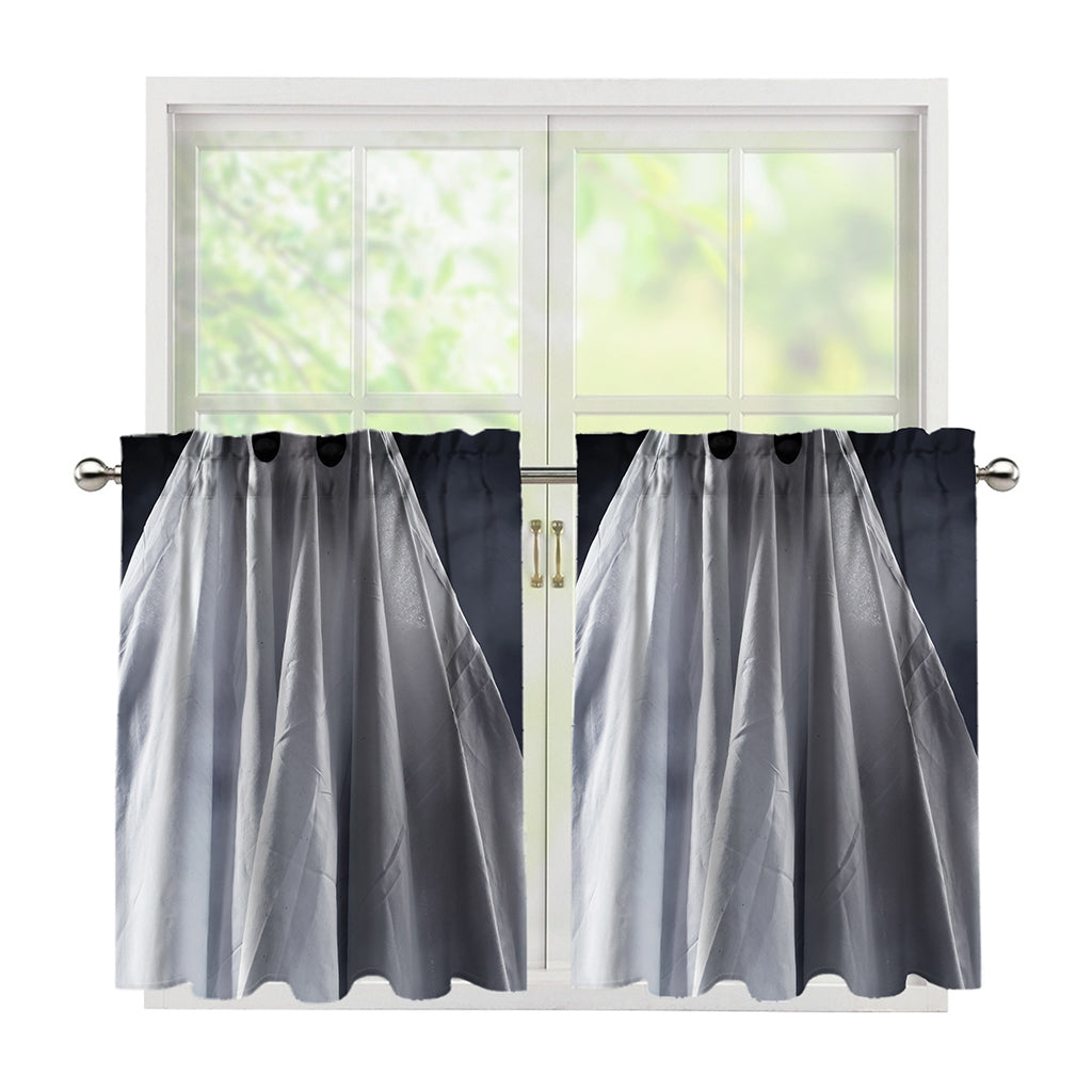Scary Ghost 3D Print Tier Curtains
