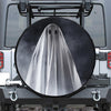 Scary Ghost 3D Print Tire Cover